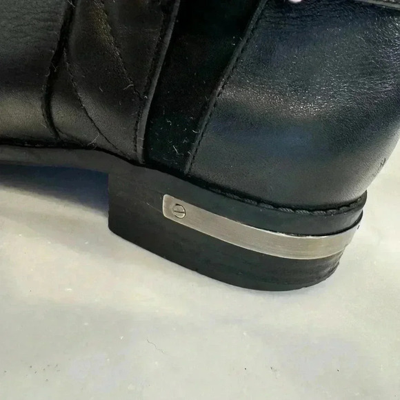 Vince Camuto women’s black quilted leather riding boots size 7 - Picture 11 of 14